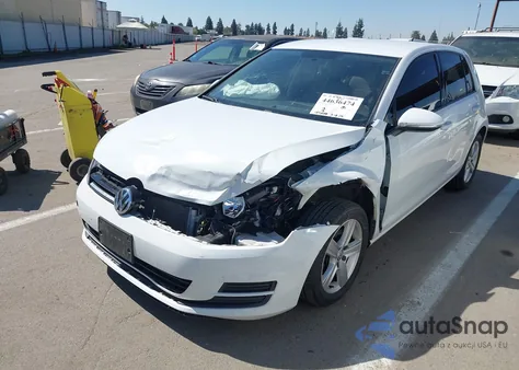 2015 Volkswagen Golf Tdi S 4-Door из США, поврежденный, VIN 3VW2A7AU0FM066325